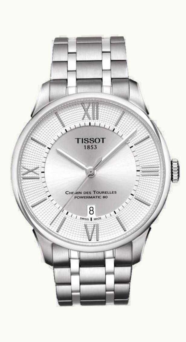 Tissot Chemin des Tourelles Powermatic 80 Silver Roman / Bracelet