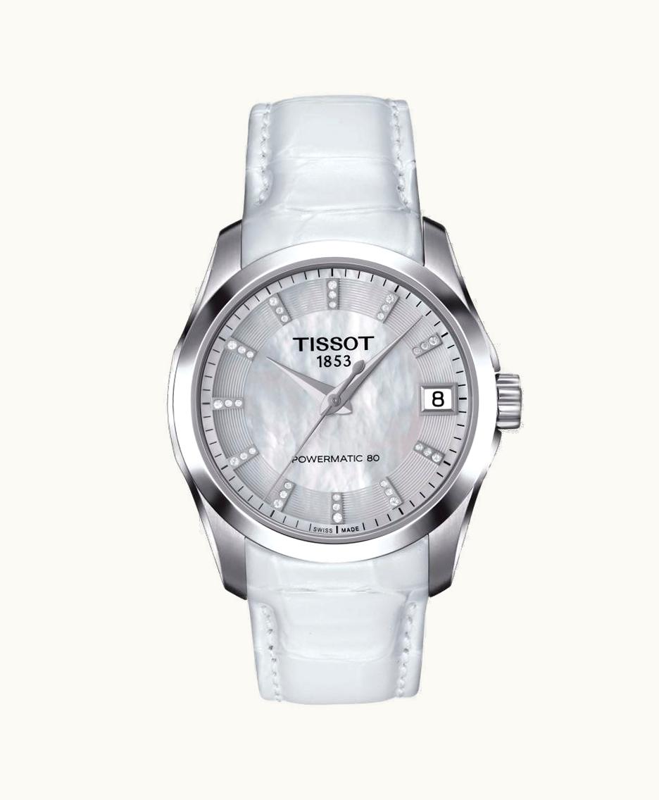 Tissot Couturier Powermatic 80 32 Stainless Steel / MOP / Strap