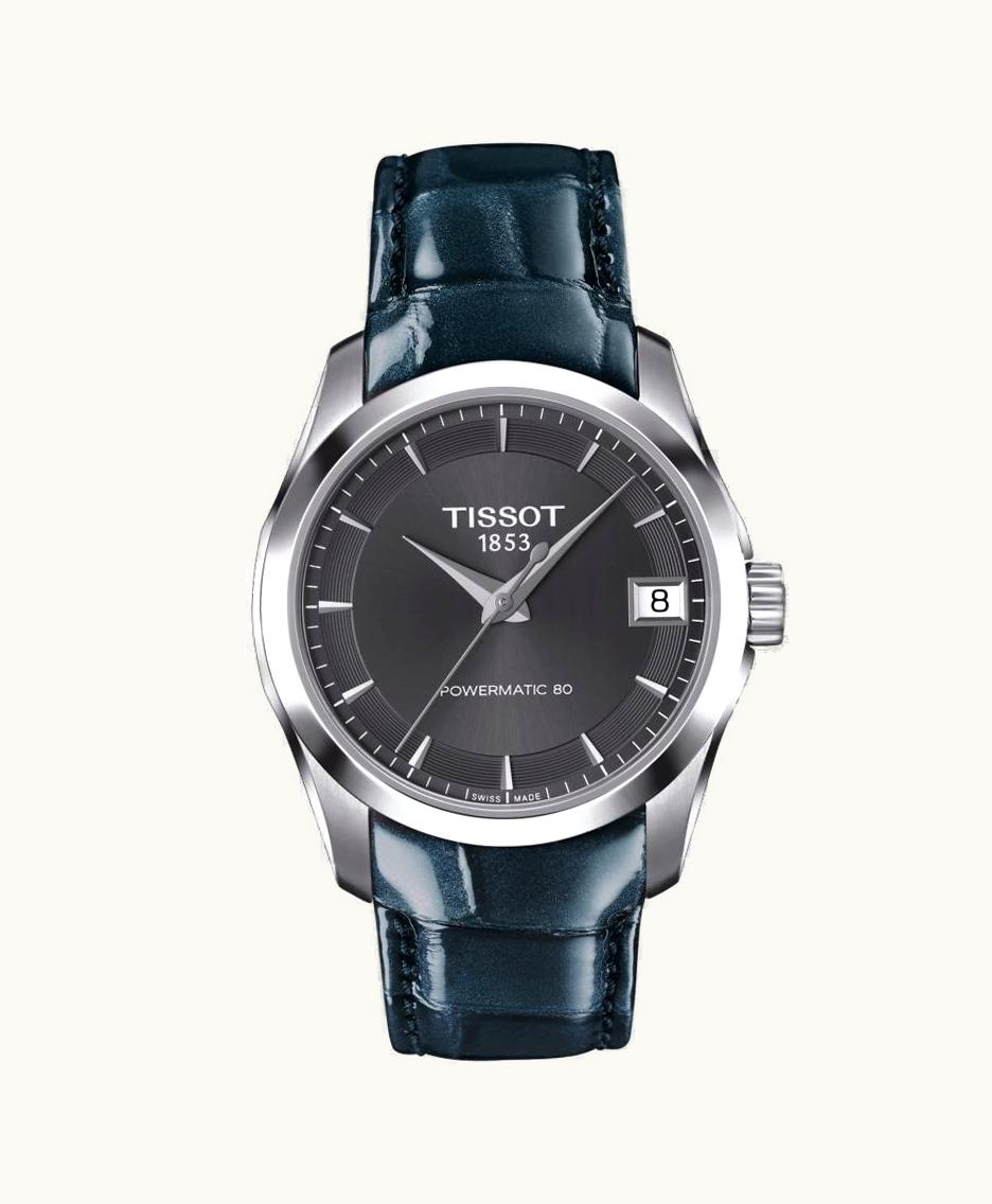Tissot Couturier Powermatic 80 32 Stainless Steel / Grey / Strap