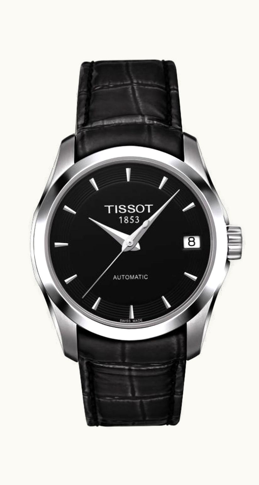 Tissot Couturier Automatic Ladies Black / Strap