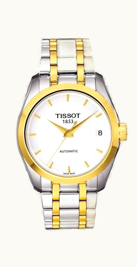 Tissot Couturier Automatic Ladies Two Tone