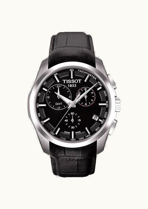 Tissot Couturier Quartz Chronograph GMT Black
