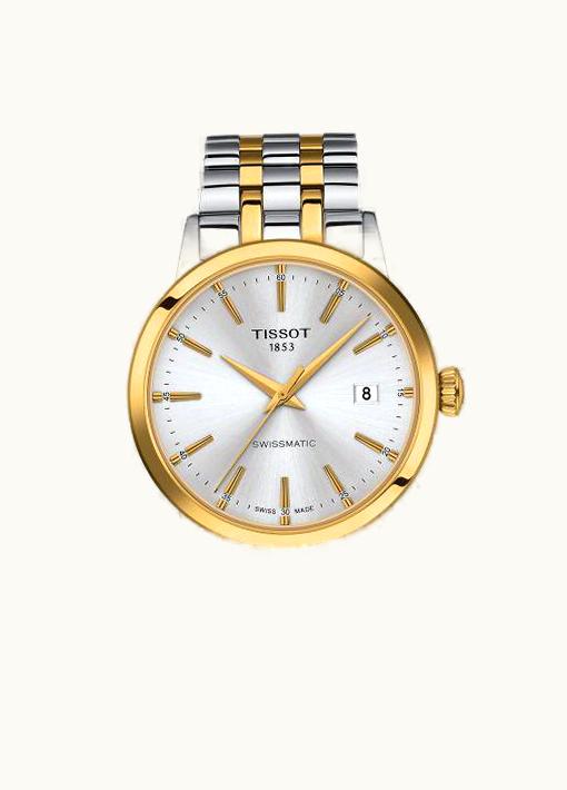 Tissot Dream Swissmatic 42 Stainless Steel - Yellow Gold / Silver / Bracelet