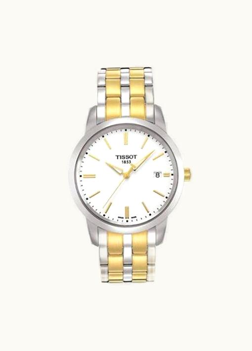 Tissot Dream Quartz 38 Stainless Steel / Yellow Gold PVD / White / Bracelet