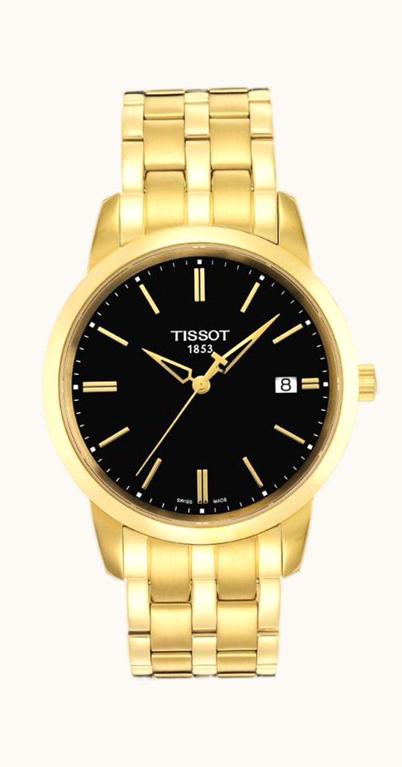 Tissot Dream Quartz 38 Yellow Gold PVD / Black / Bracelet