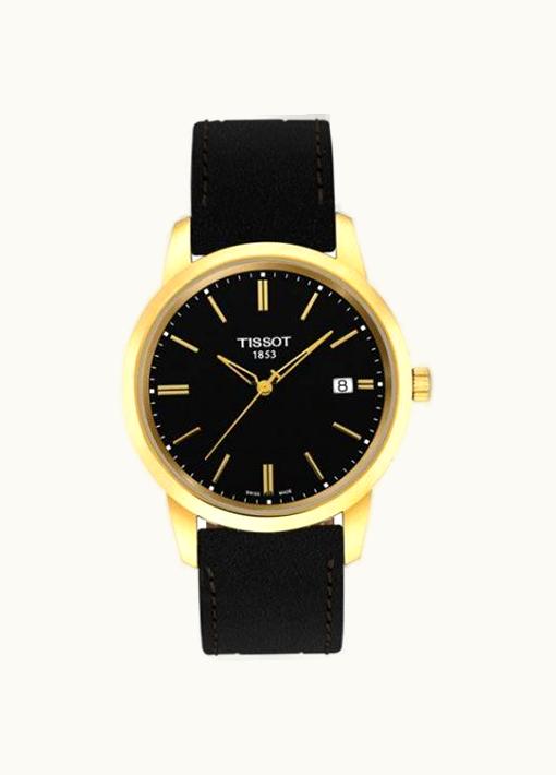 Tissot Dream Quartz 38 Yellow Gold PVD / Black / Strap