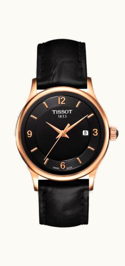 Tissot Rose Dream Quartz Ladies Steel Back Black
