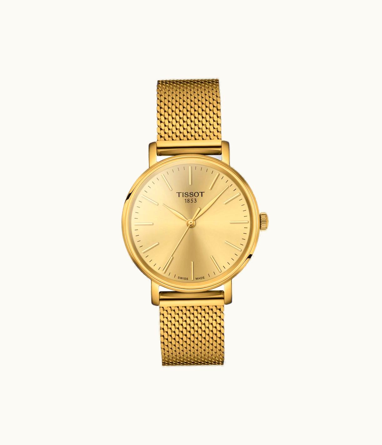 Tissot Everytime Lady Yellow Gold / Champagne / Bracelet