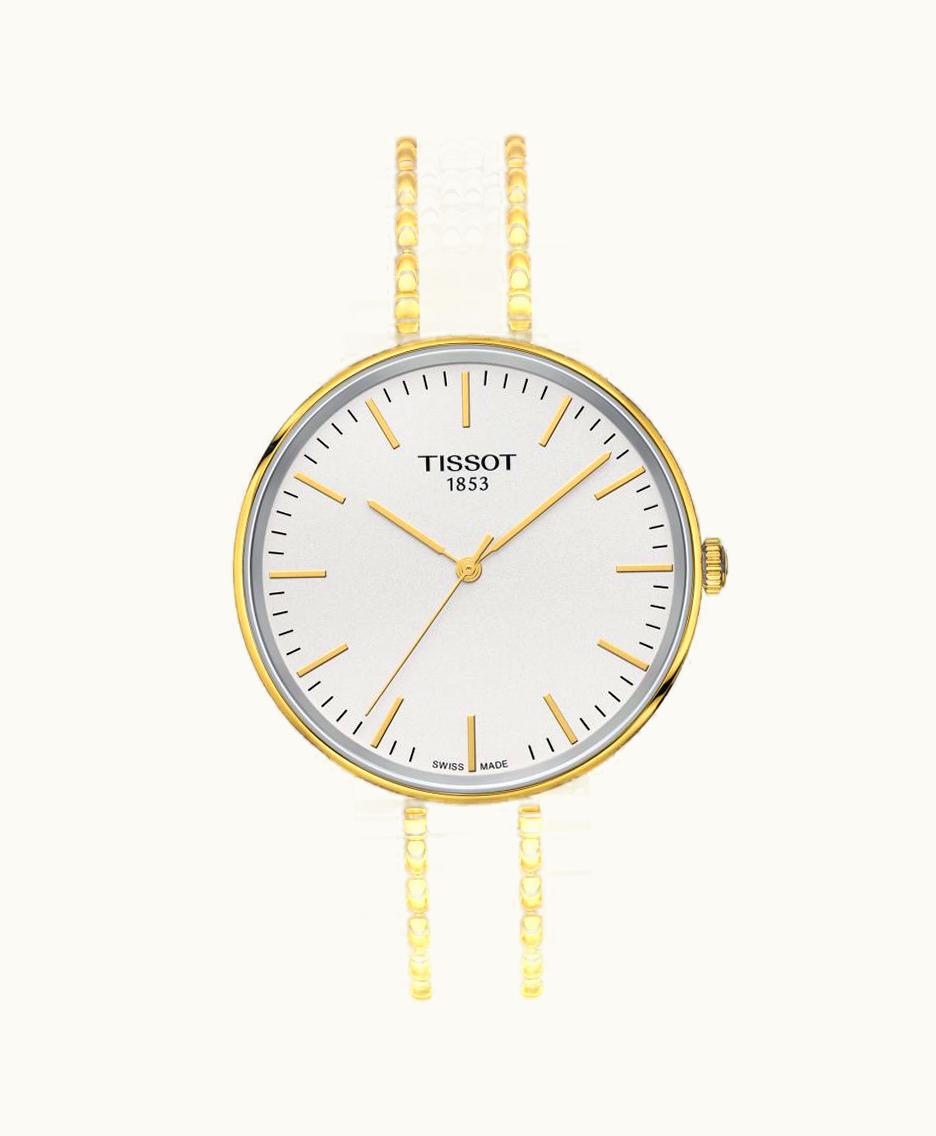 Tissot Everytime Medium Stainless Steel / Yellow Gold PVD / Silver / Bracelet