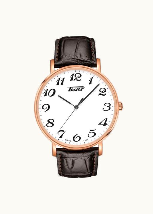 Tissot Everytime Large Rose Gold PVD / White / Strap