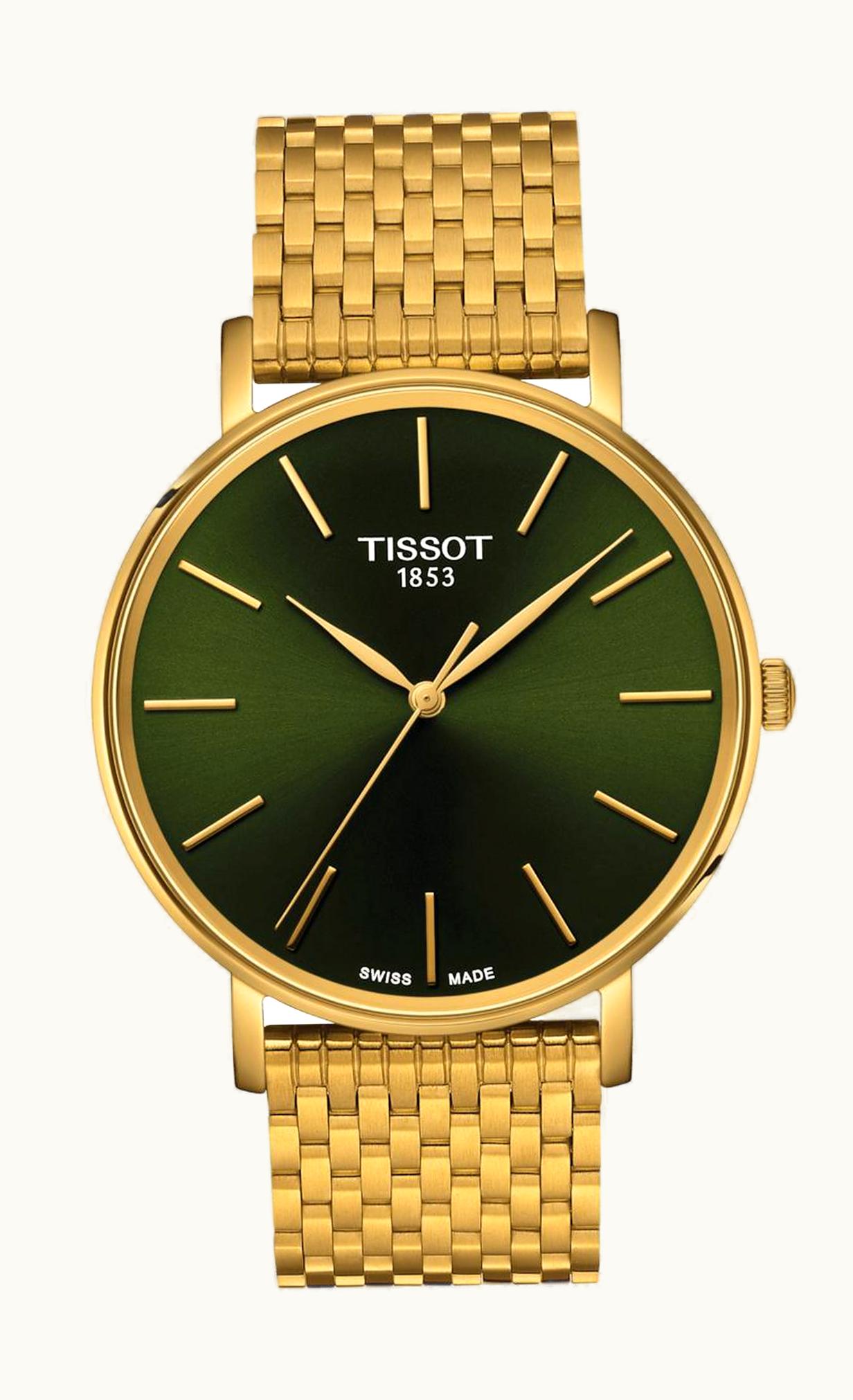 Tissot Everytime 40 Yellow Gold / Green / Bracelet