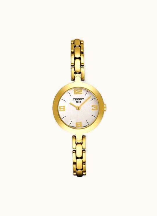 Tissot Flamingo Yellow Gold PVD / Silver / Bracelet