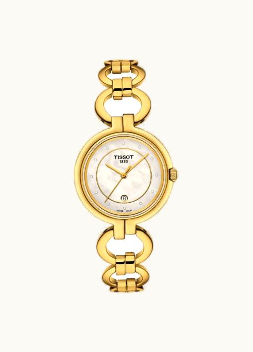 Tissot Flamingo PVD Yellow Gold / MOP / Bracelet