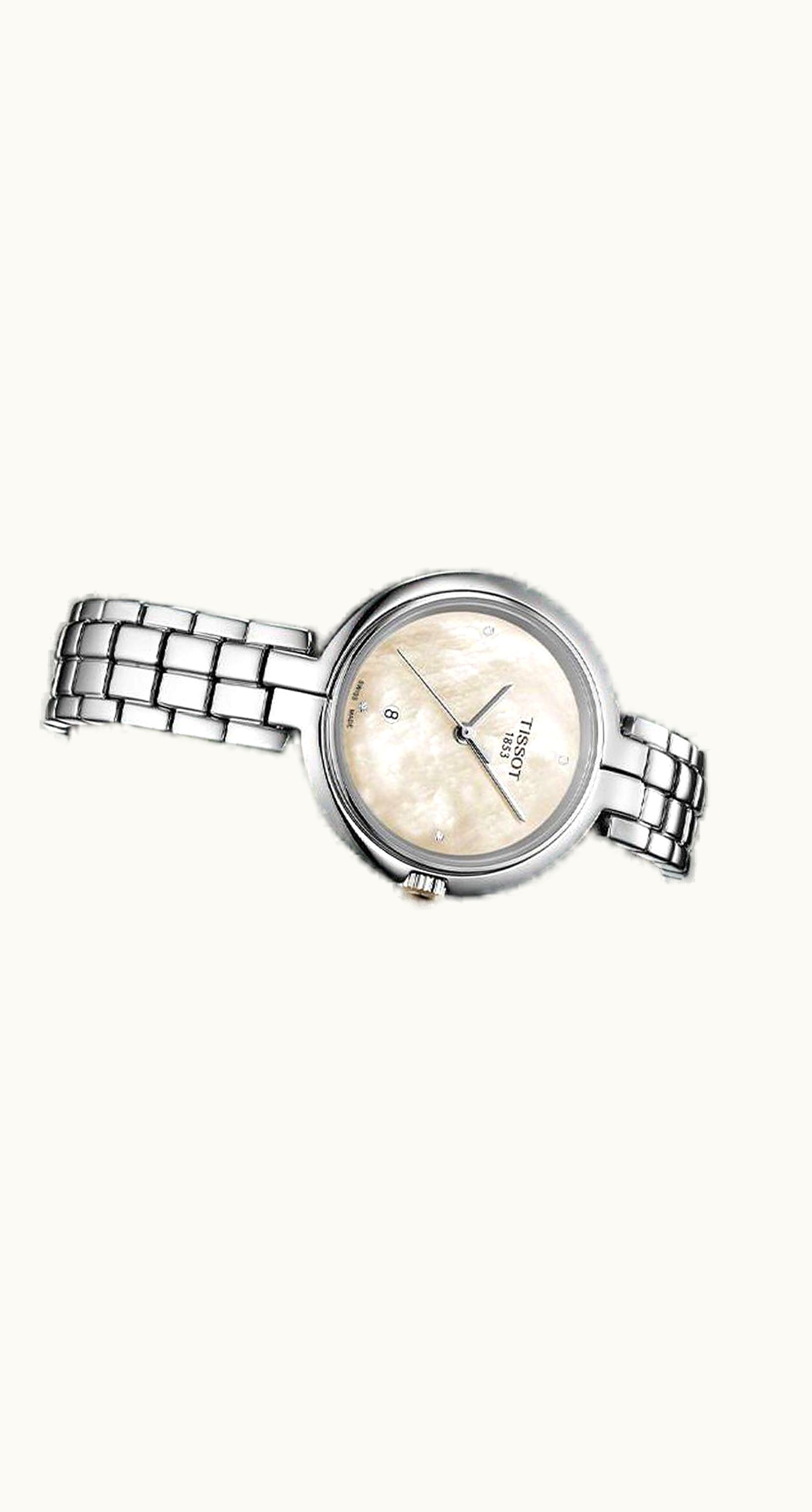 Tissot Flamingo Stainless Steel / MOP / Bracelet