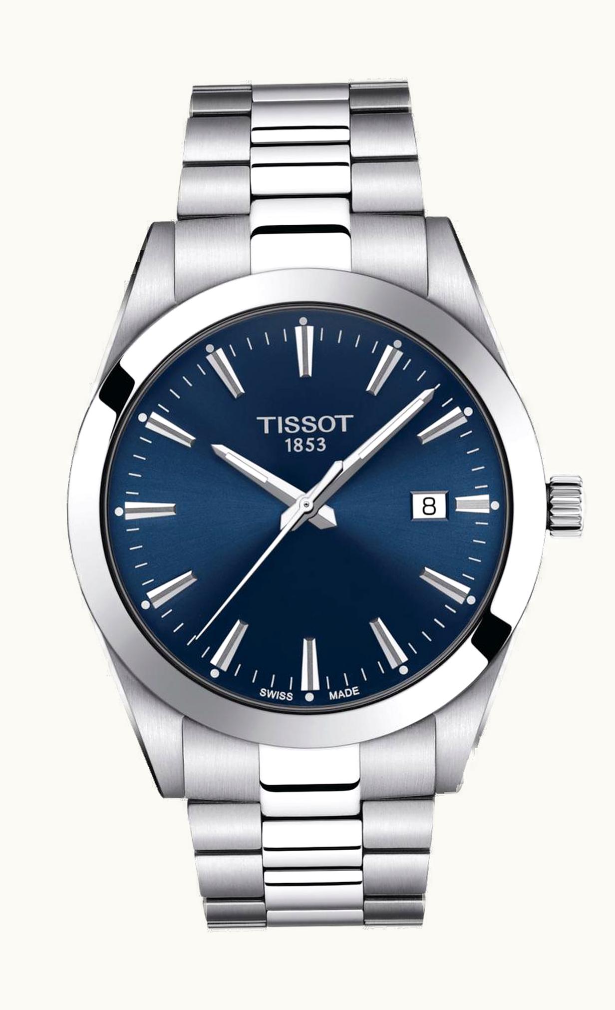Tissot Gentleman Quartz Stainless Steel / Blue / Bracelet