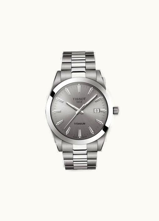 Tissot Gentleman Quartz Titanium / Grey / Bracelet
