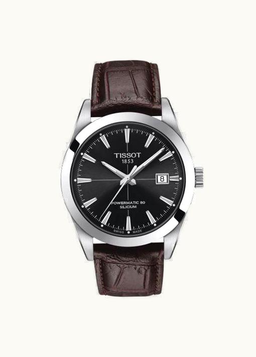 Tissot Gentleman Powermatic Stainless Steel / Black / Strap