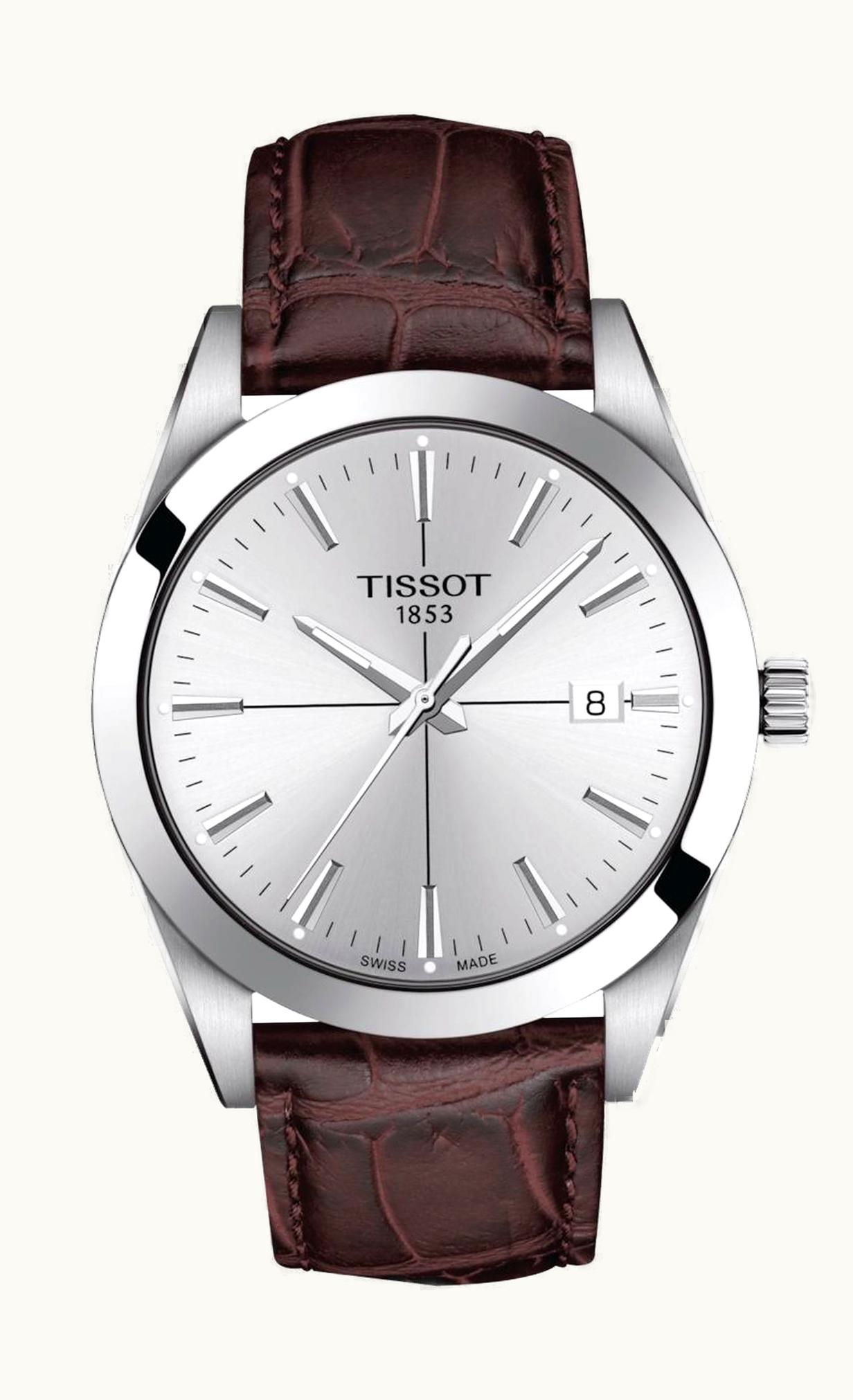 Tissot Gentleman Quartz Stainless Steel / Silver / Strap