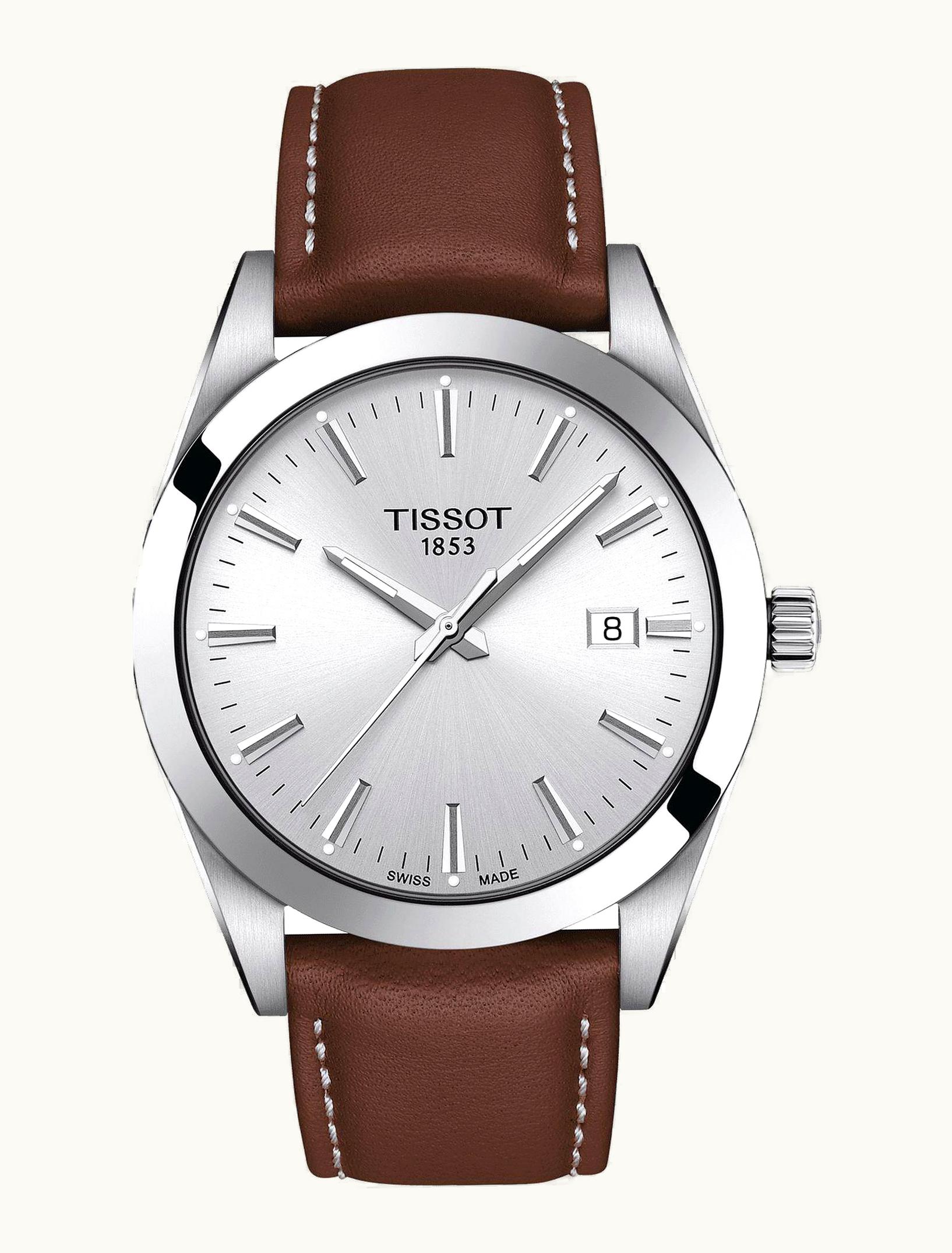 Tissot Gentleman Quartz Stainless Steel / Silver / Strap