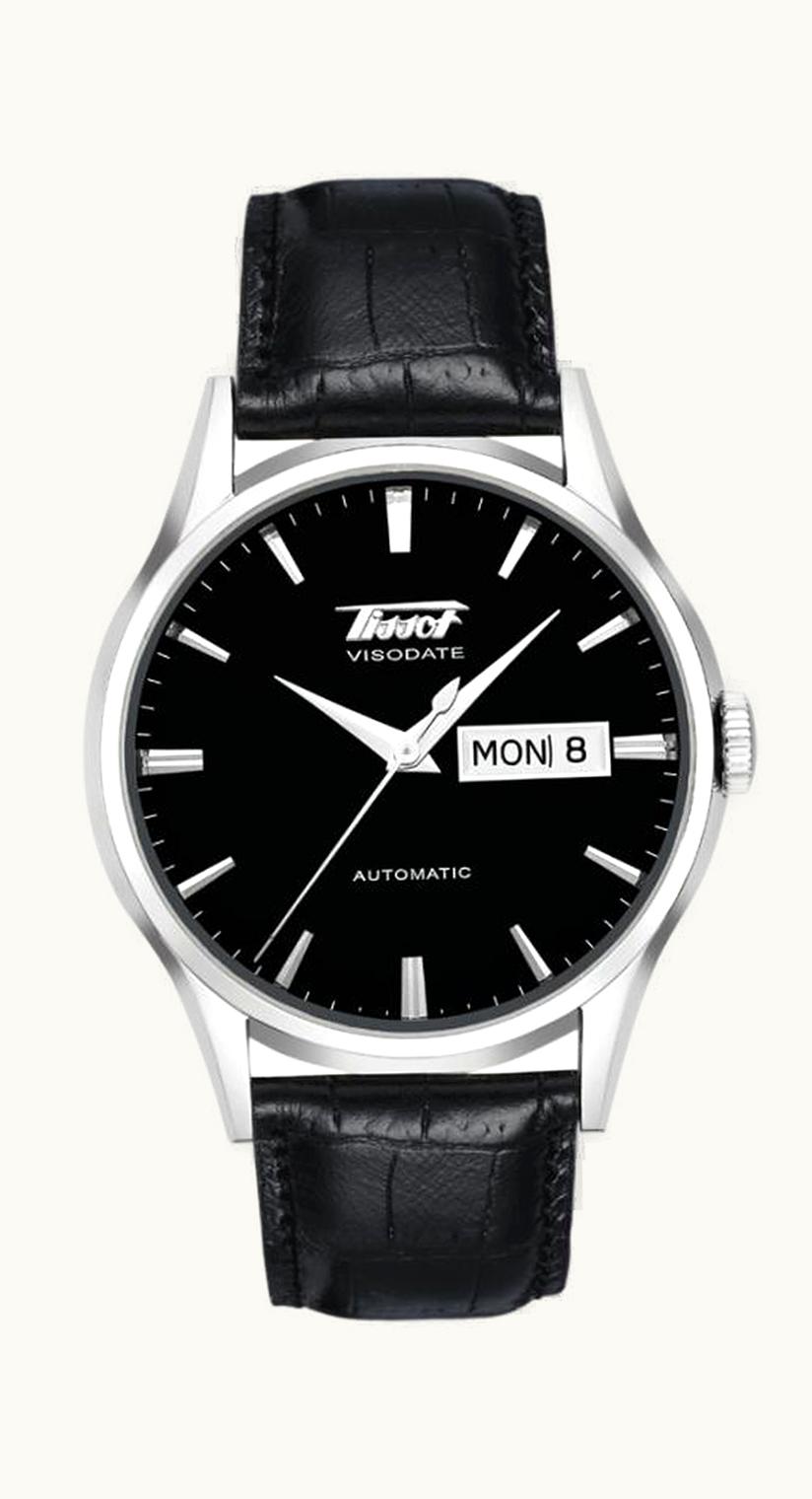 Tissot Visodate Automatic Stainless Steel / Black / Strap