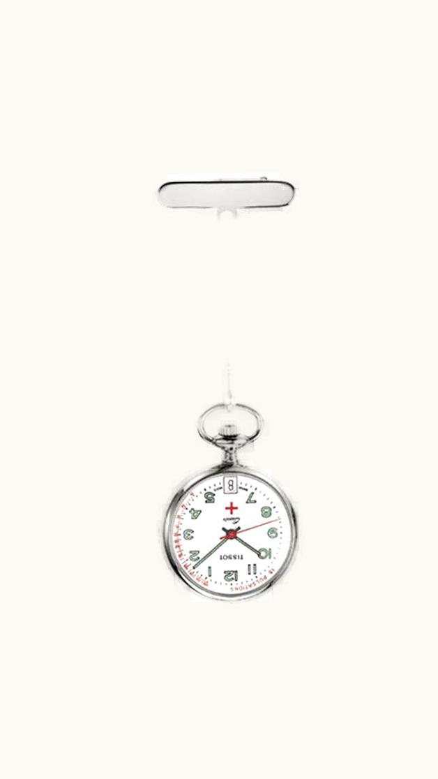 Tissot Infirmières Stainless Steel / White