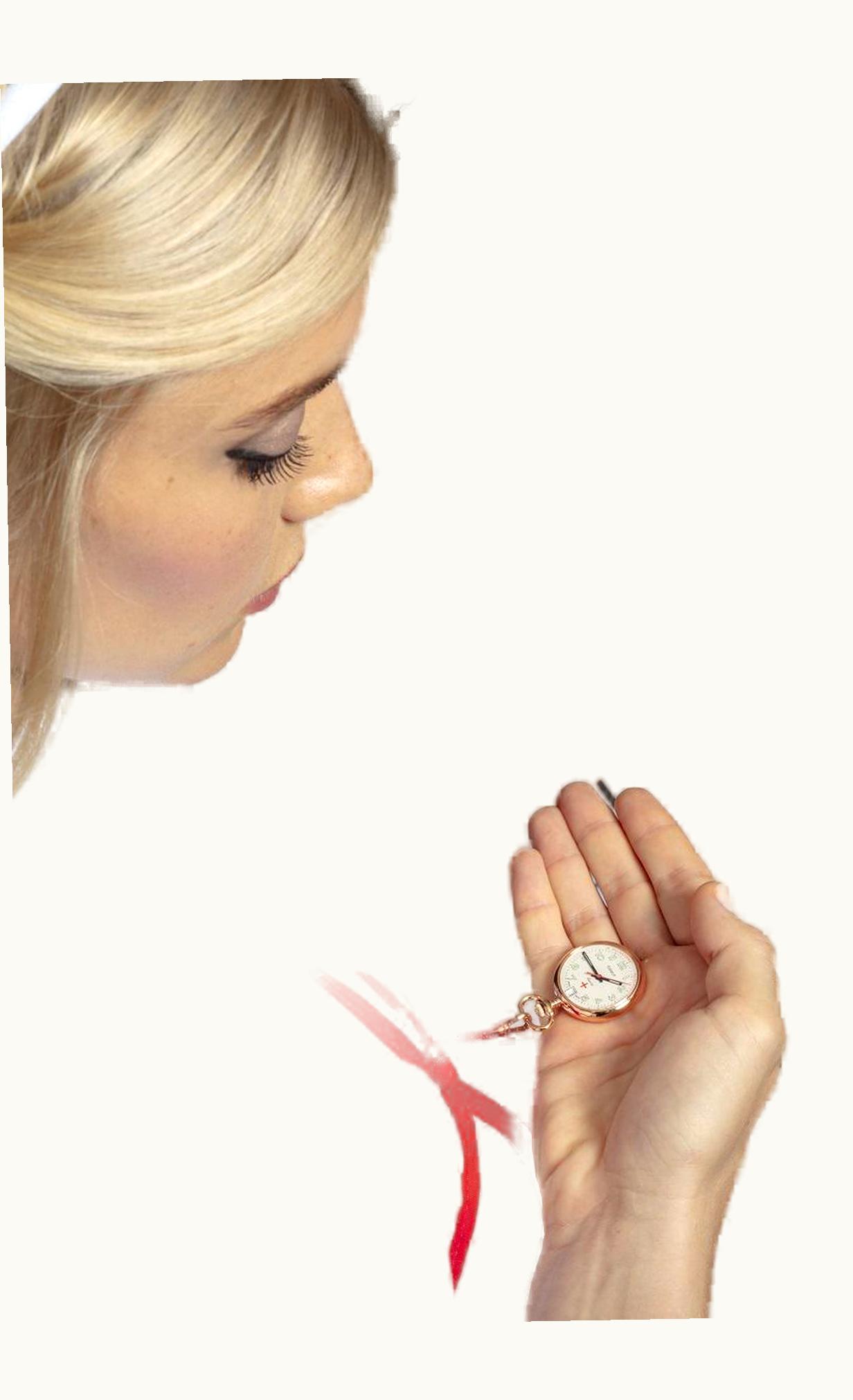 Tissot Infirmières Rose Gold / White