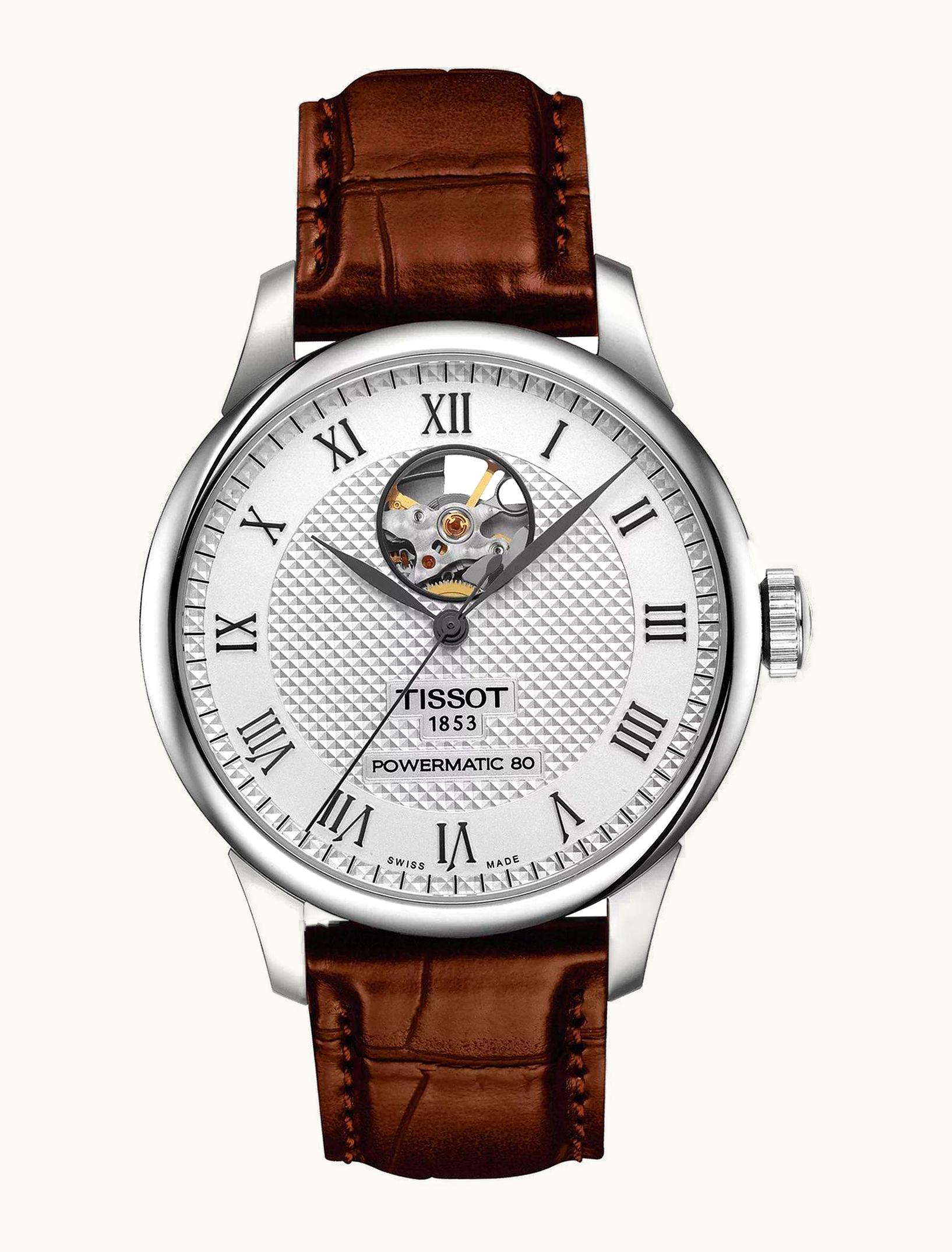 Tissot Le Locle Powermatic 80 Open Heart Stainless Steel / Silver