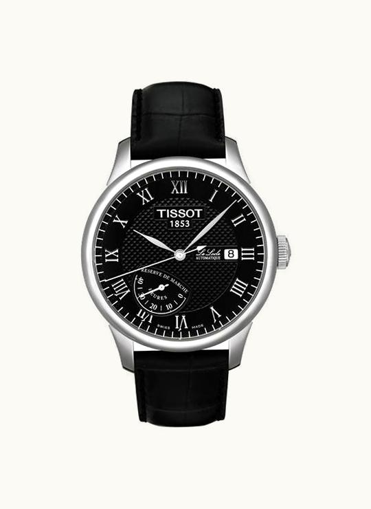 Tissot Le Locle Power Reserve 39.3 Stainless Steel / Black / Strap