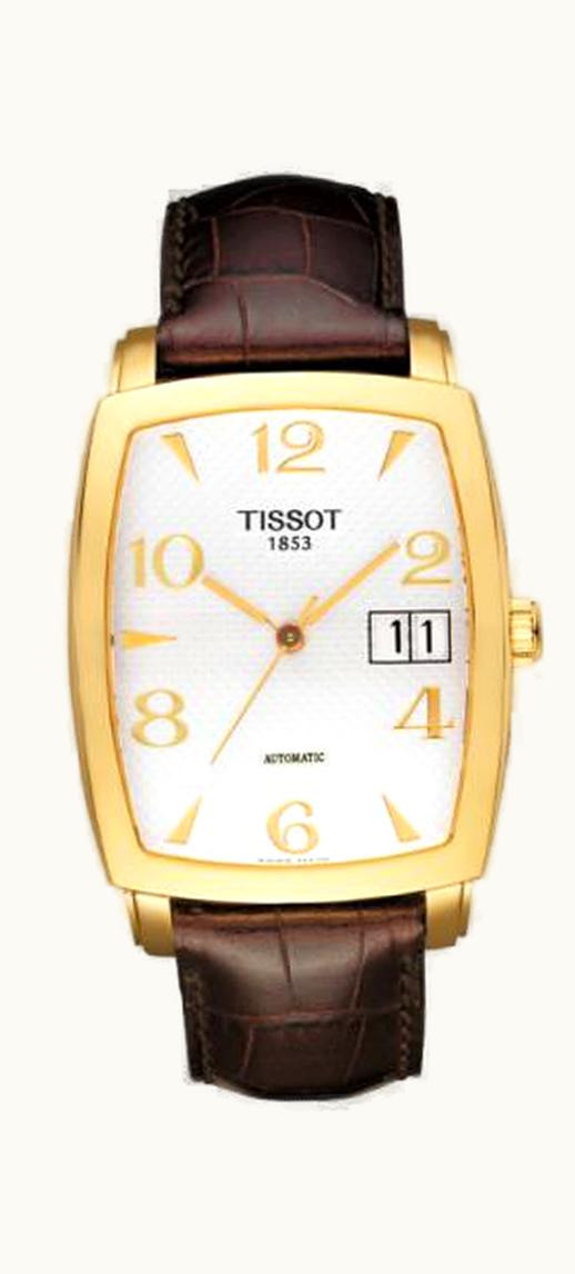 Tissot Le Locle 42.3 Valjoux Chronograph Stainless Steel / Ivory / Strap