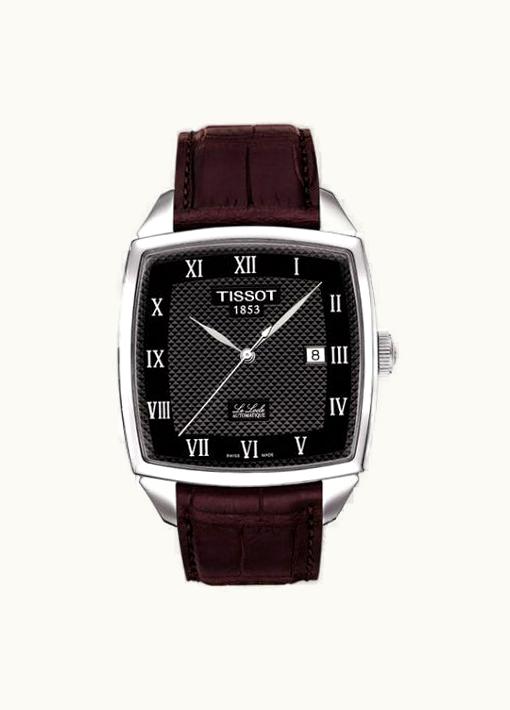 Tissot Le Locle Automatic Cushion 39 Stainless Steel / Black / Strap