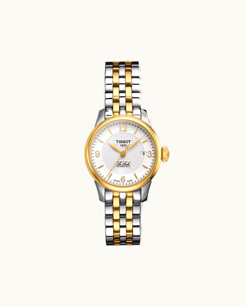 Tissot Le Locle Automatic Small Lady Stainless Steel - Yellow Gold / White / Bracelet