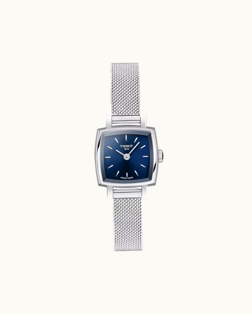 Tissot Lovely Square Stainless Steel / Blue / Bracelet
