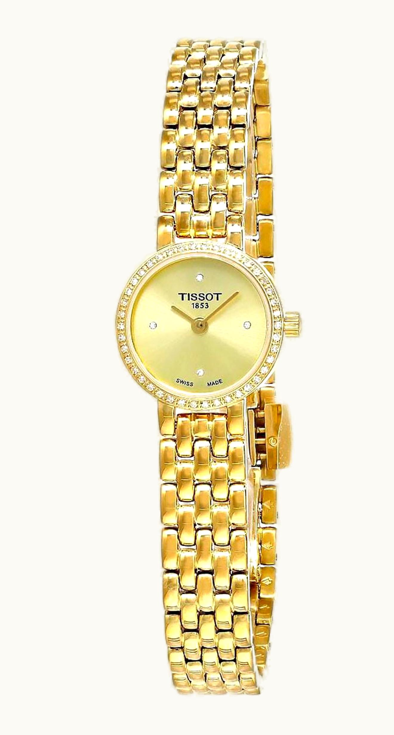 Tissot Lovely Round Yellow Gold - Diamond / Champagne / Bracelet