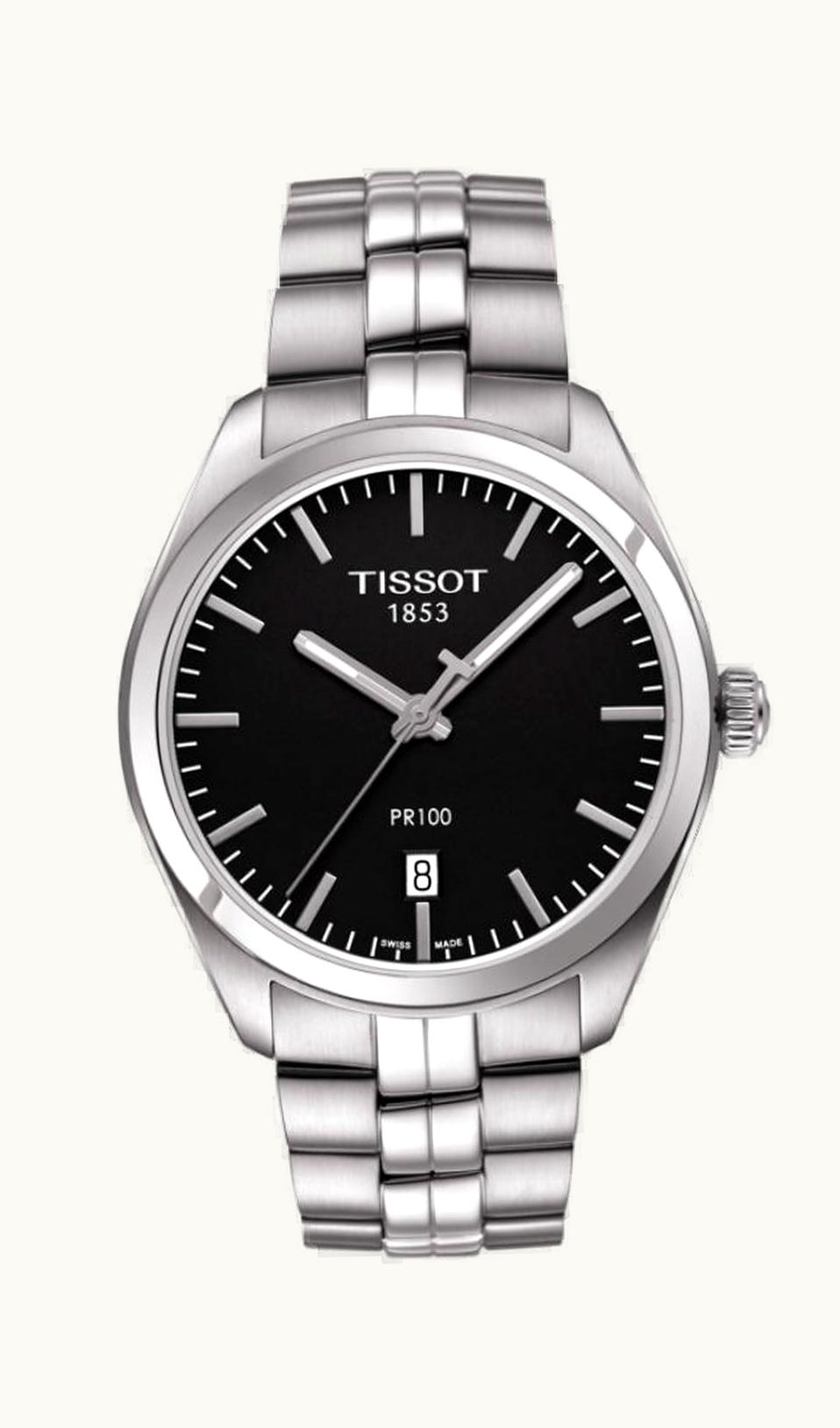 Tissot PR 100 Quartz 39 Stainless Steel / Black / Bracelet