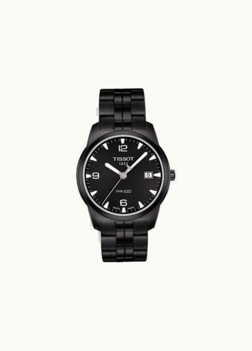 Tissot PR 100 Quartz 38 PVD / Black / Bracelet