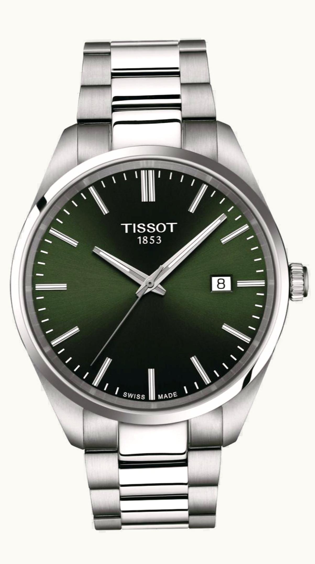 Tissot PR 100 Quartz 40 Stainless Steel / Green / Bracelet