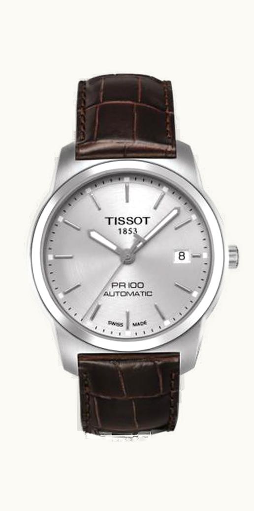Tissot PR 100 Automatic 38 Stainless Steel / Silver / Strap