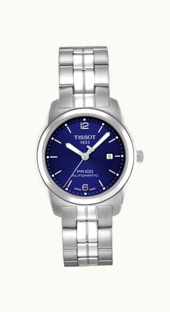 Tissot PR 100 Automatic 27 Stainless Steel / Blue / Bracelet