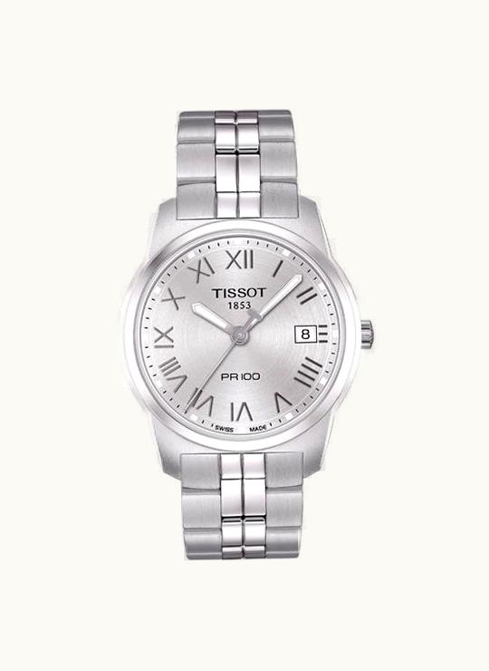 Tissot PR 100 Quartz 38 Stainless Steel / Silver / Bracelet