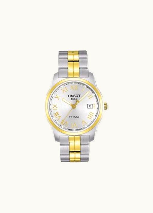 Tissot PR 100 Quartz 38 Stainless Steel / Yellow Gold PVD / Bracelet