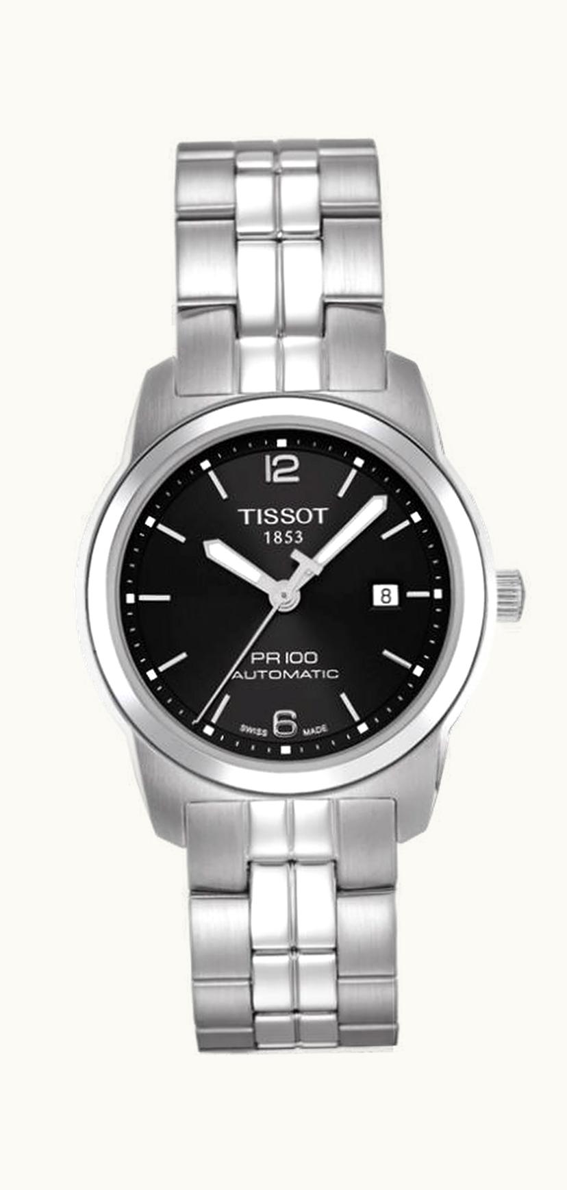 Tissot PR 100 Automatic 27 Stainless Steel / Black / Bracelet