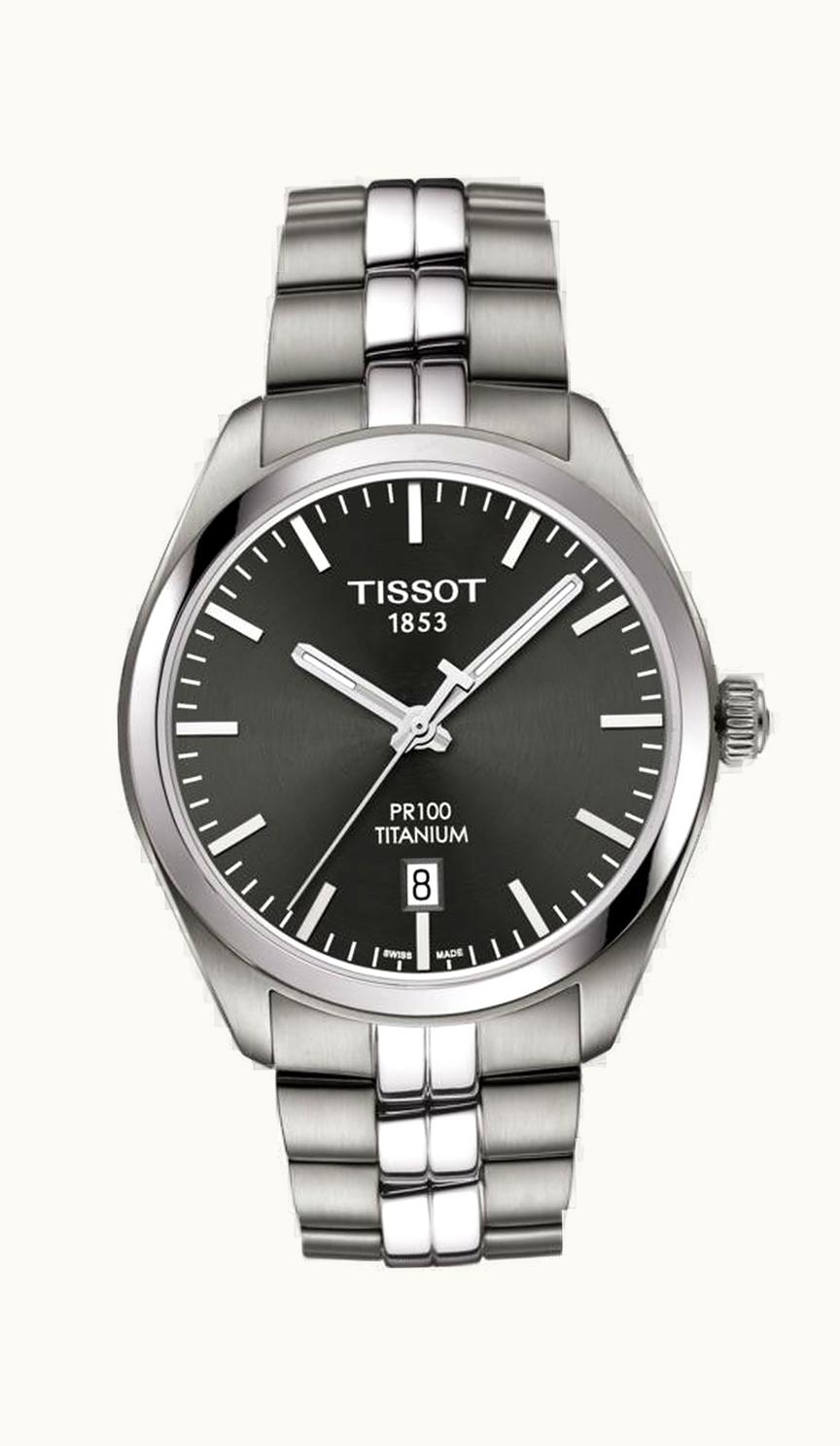 Tissot PR 100 Quartz 39 Titanium / Grey / Bracelet