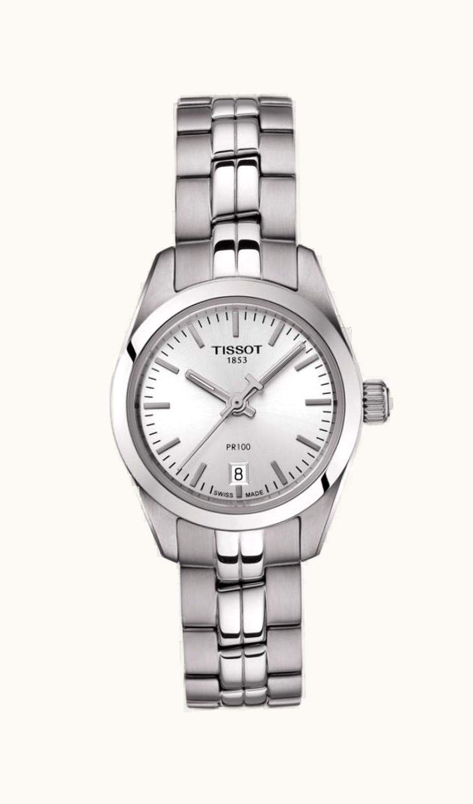 Tissot PR 100 Quartz 25 Stainless Steel / Silver / Bracelet