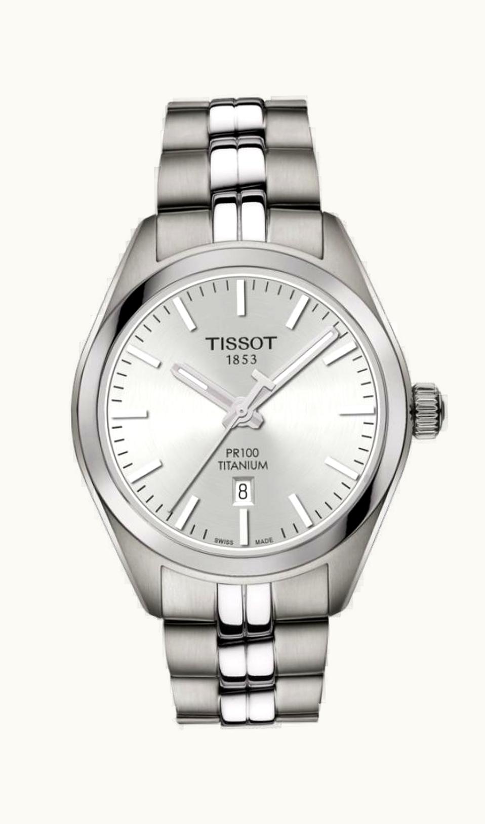Tissot PR 100 Quartz 33 Titanium / Silver / Bracelet