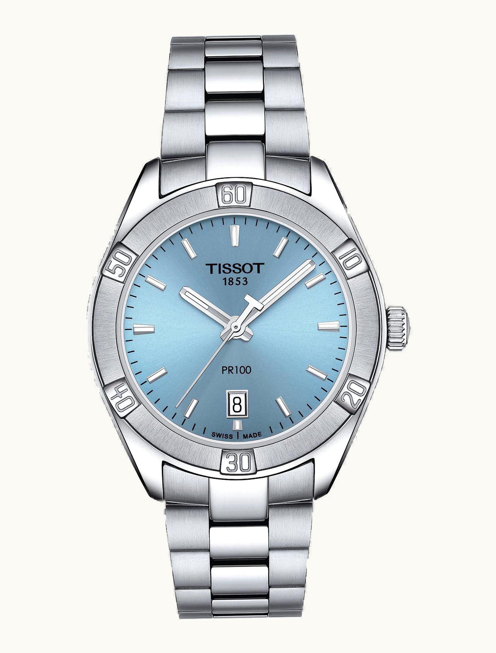 Tissot PR 100 Sport Chic 36 Stainless Steel / Blue / Bracelet