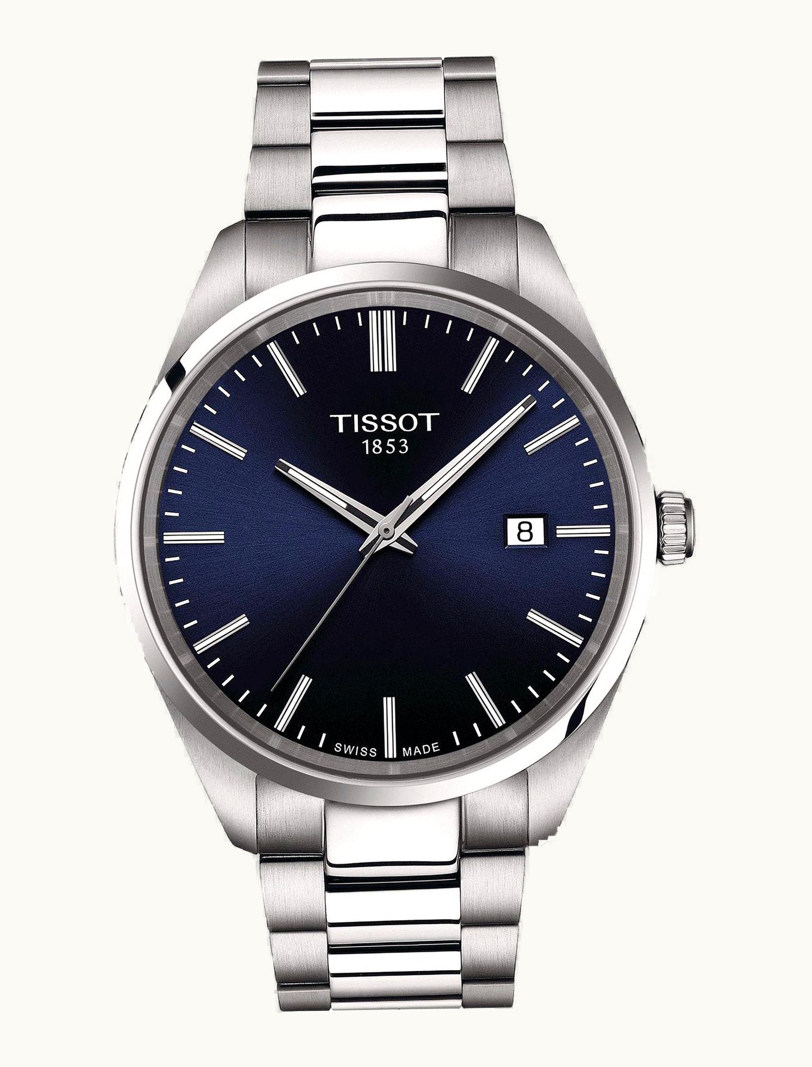 Tissot PR 100 Quartz 40 Stainless Steel / Blue / Bracelet
