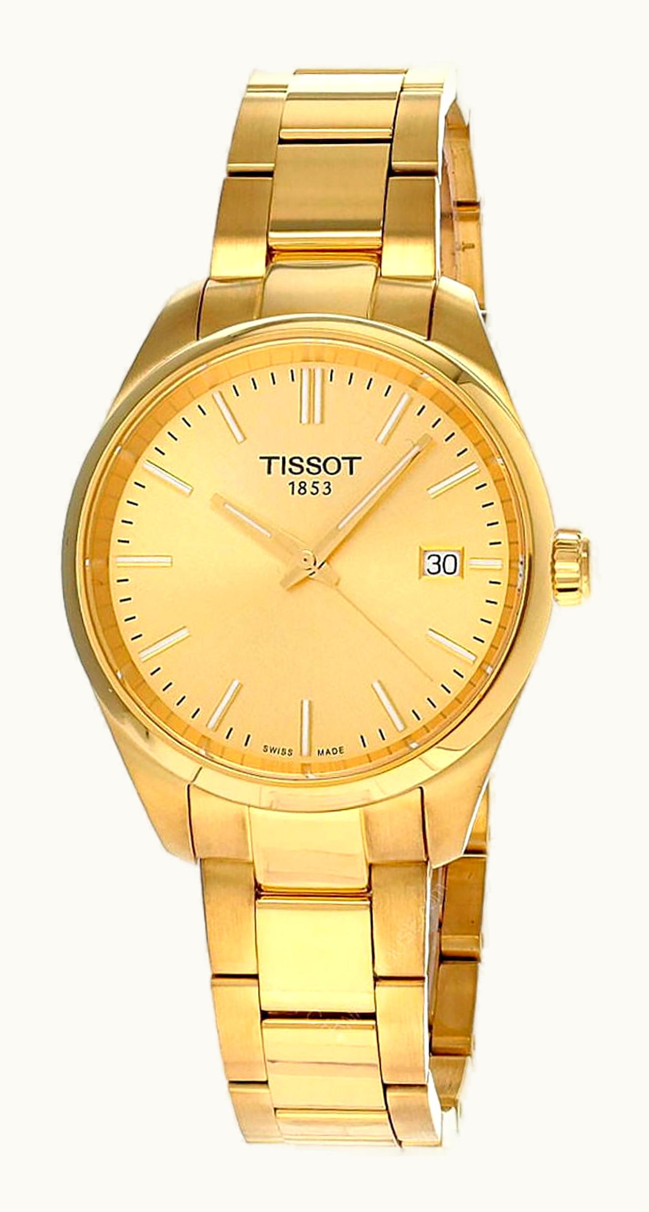 Tissot PR 100 34 Yellow Gold / Champagne / Bracelet