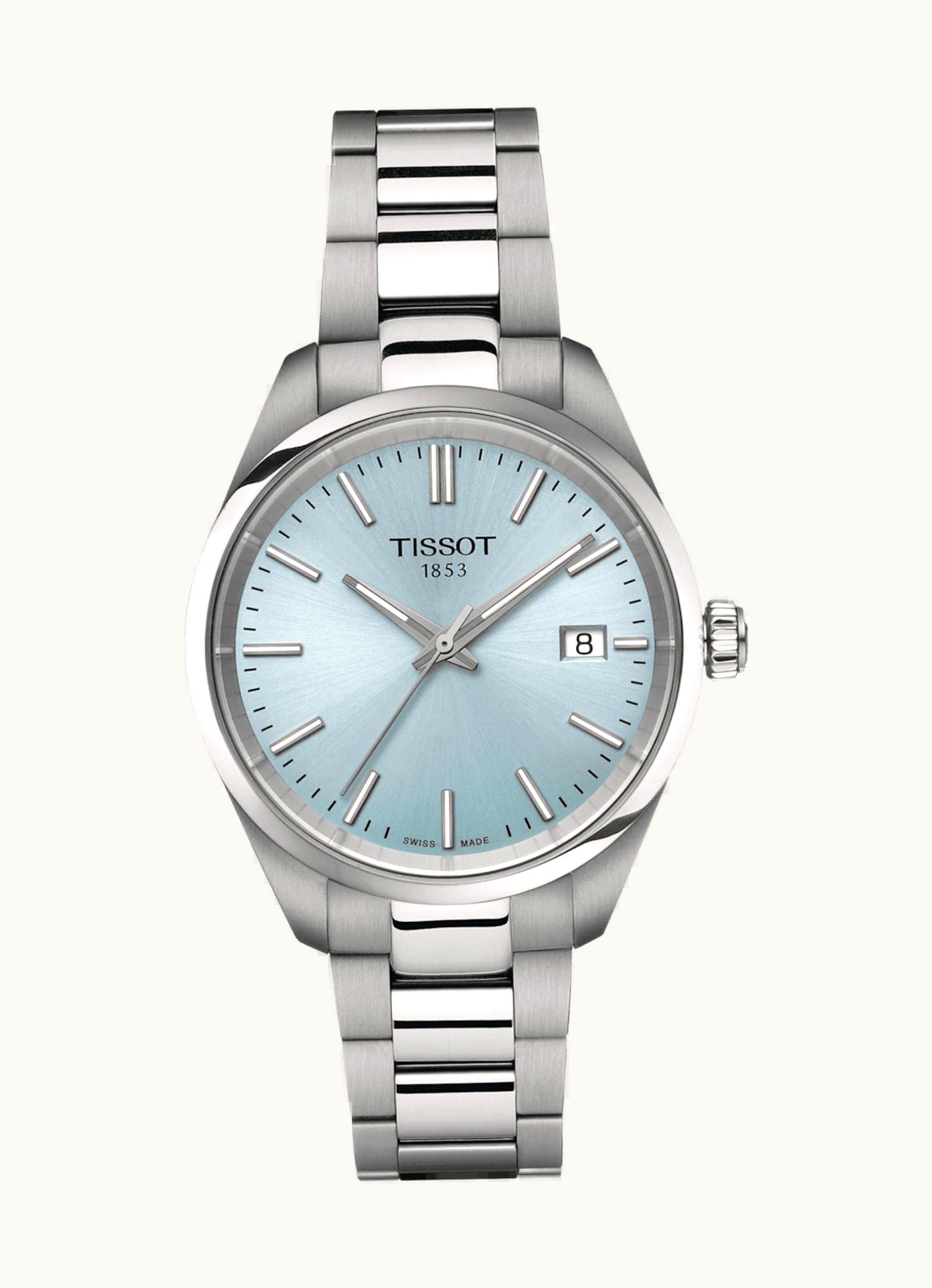 Tissot PR 100 34 Stainless Steel / Ice Blue / Bracelet