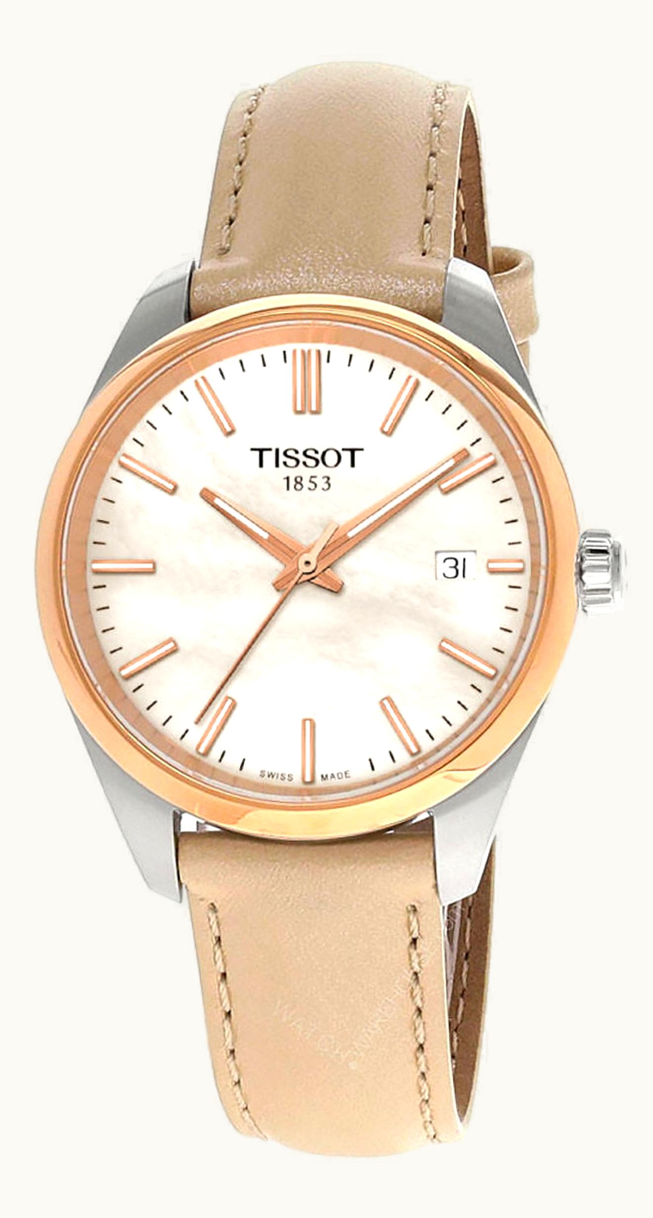 Tissot PR 100 34 Stainless Steel - Rose Gold / MOP