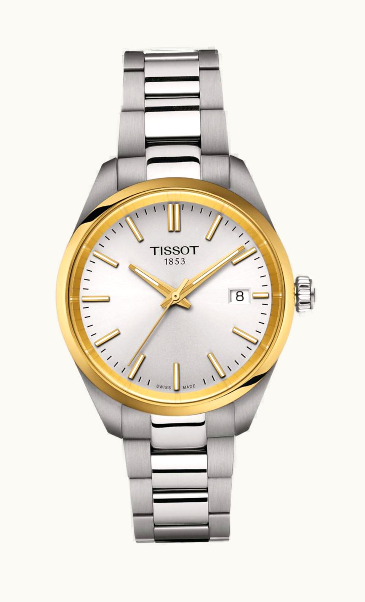 Tissot PR 100 34 Stainless Steel - Yellow Gold / Silver